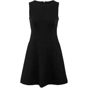 Spanx perfect fit and flare black sleeveless dress